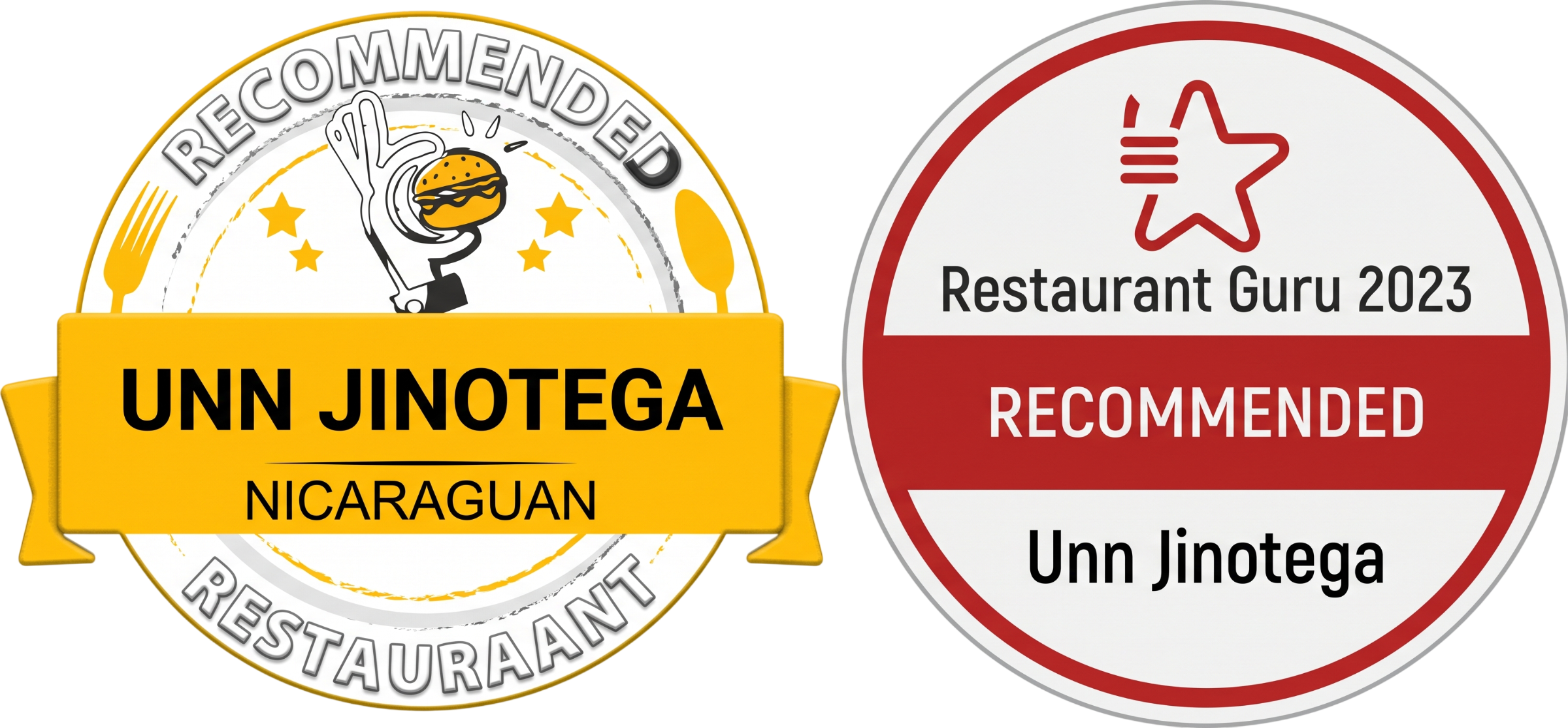 Restaurant Guru Recommended Badges